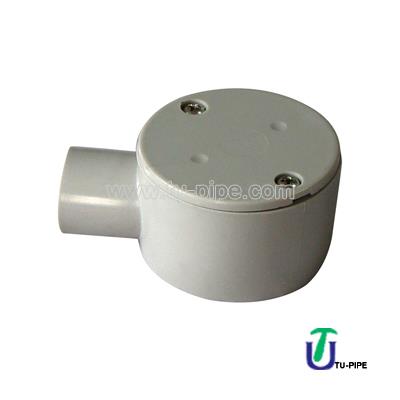 Electrical UPVC Box With 1 Way Entry AS NZS 2053