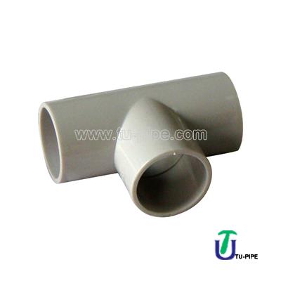Electrical UPVC Solid Tees AS NZS 2053
