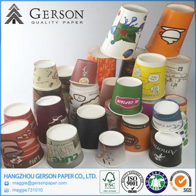 Singal Side PE Coated Paper Cups For Cold Drink