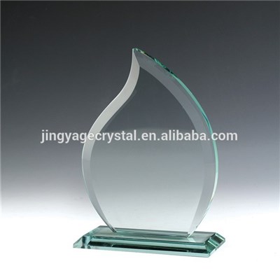 Flame Shape Crystal Award