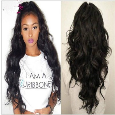 Malaysia Human Hair Lace Front Wig Looes Wavy
