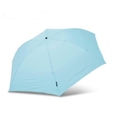Rubber Coating Handle 3 Fold Aluminum Umbrella
