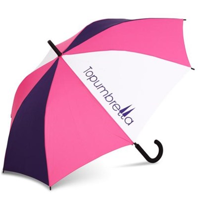 Auto Open Straight Umbrella Match With Different Color Fabric