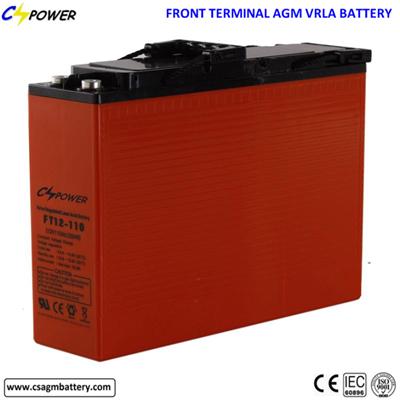 Lead Acid AGM/Gel Front Terminal Telecom Battery 12V105ah/12V110ah