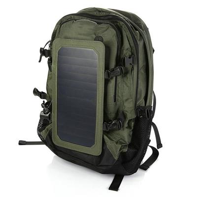 35L Terylene Solar Backpack For Outdoor Traveling Hiking Camping