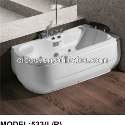 Mini Bathroom Corner Whirlpool Bathtub Size