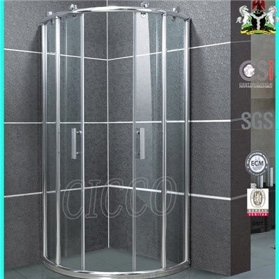 Modern Design Sliding Free Standing Glass Shower Enclosure