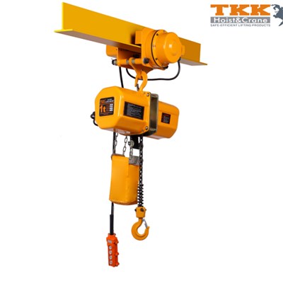 Electric Chain Hoist With Motorized Trolley