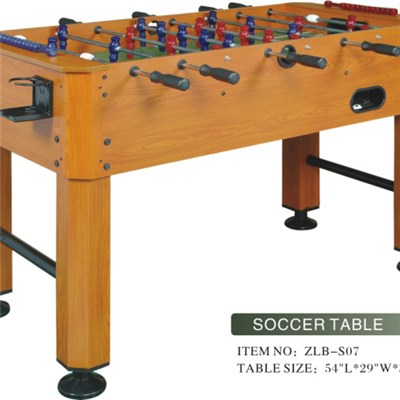 Wood Grain PVC Laminated Soccer Table