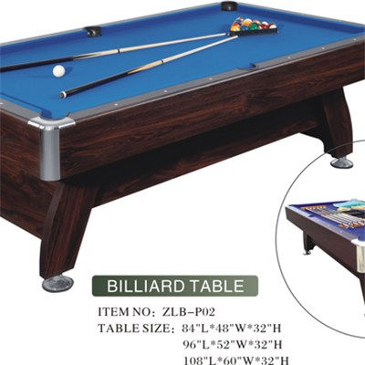 Stable MDF Billiard Table