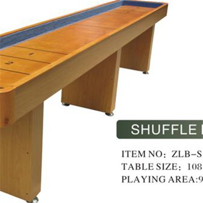 Classic Solid Wood Shuffleboard Table