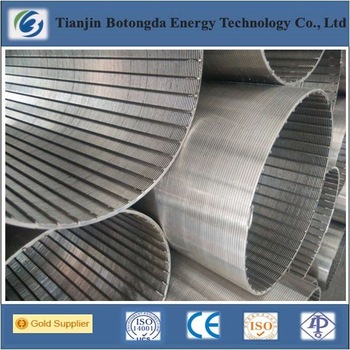 water intake screen wedge wire screen pipe factory