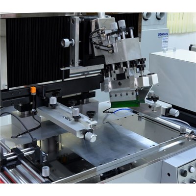 Three Color CNC 4 Stations Silk-Screen Printing Machine