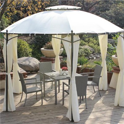 Dome Roof Shaped Gazebo Tent With Side Walls For Patio