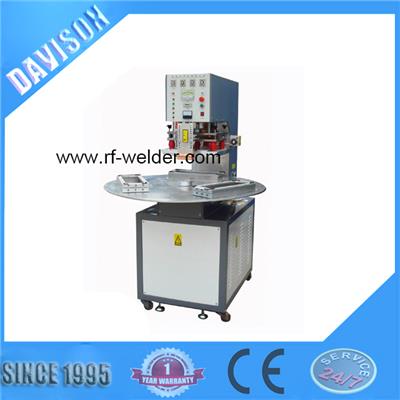 Radio Frequency 3 Stations Manual Turntable PVC Blister Packaging Machine
