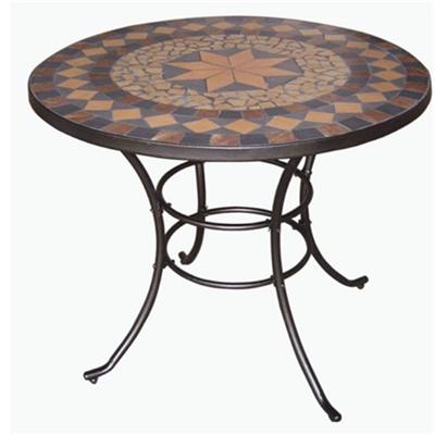 Mosaic Outdoor Round Dining Table For Garden
