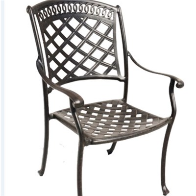 Cast Aluminum Metal Chair Garden Patio Furniture Antique Style