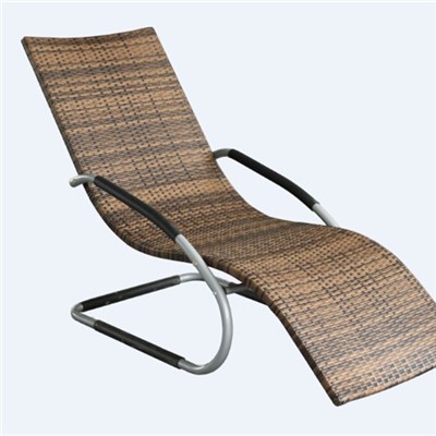 KD Swimming Pool Poly Wicker Sun Lounger For Outdoor Rattan Sunbed