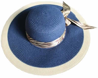 Paper straw floppy hat with Logo Customized