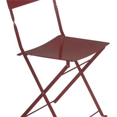 Outdoor Garden Metal Iron Bistro Folding Chair For Balcony And Restaurant