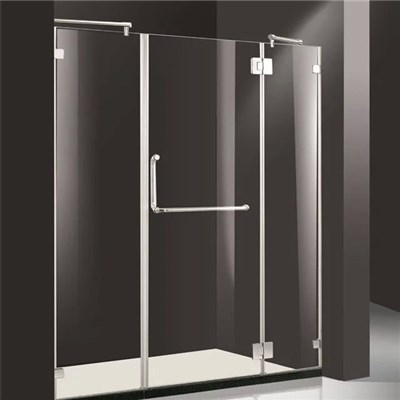 Frameless tempered glass shower cubicles enclosure