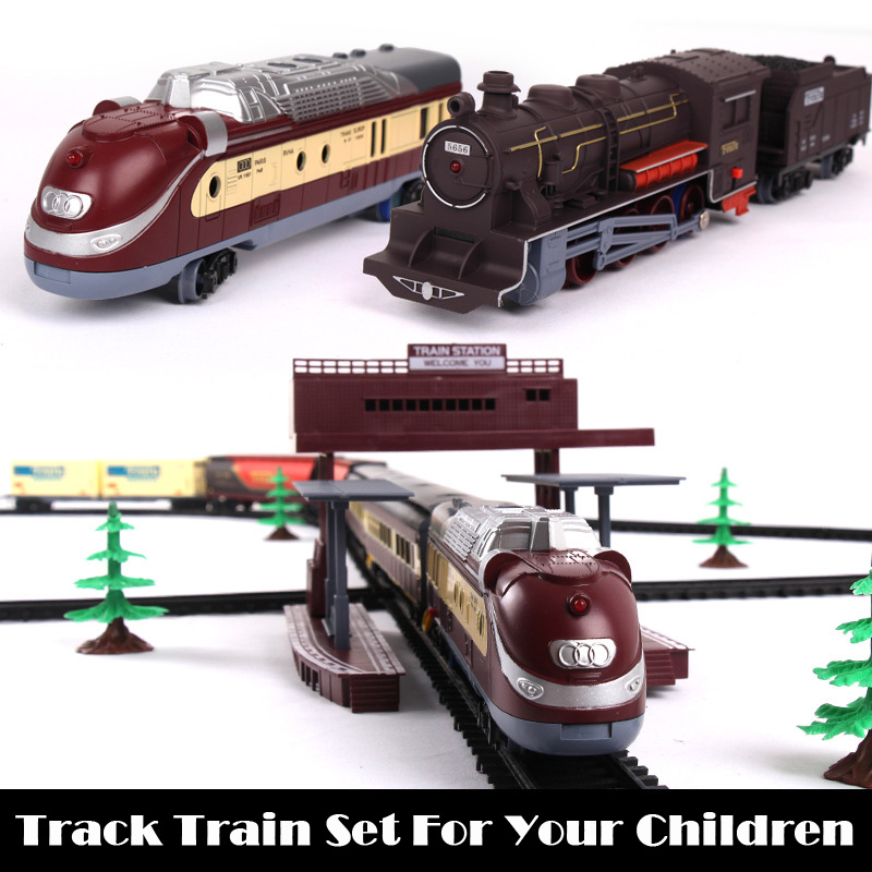 Long Track Train Set Electronic Vehicle Toy