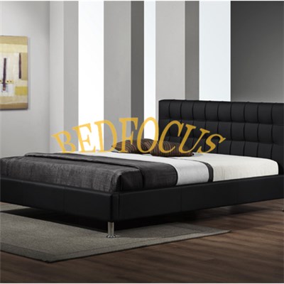 Luxury Bedroom Fancy Furniture PU Leather Bed Bed-P-110