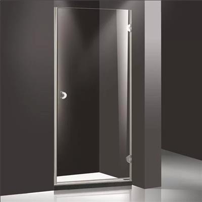 Spindle shower door