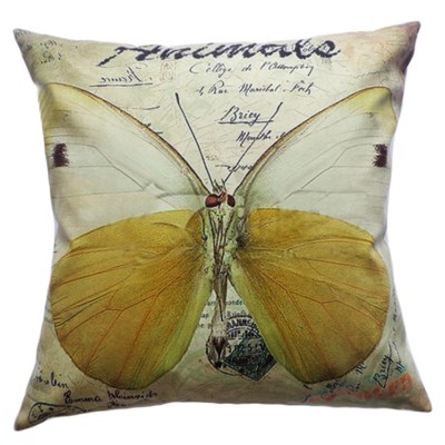 Butterfly Printing Pillow Shell