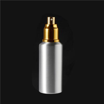 Cosmetic Aluminum Bottle with Sprayer for Perfume