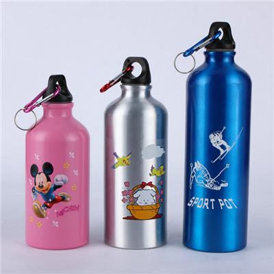 Children's Cartoon sport Aluminum Water Bottle 
