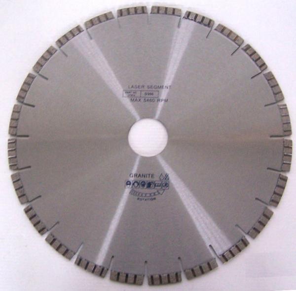 350mm laser turbo segment, silent saw blade for stone cutting.