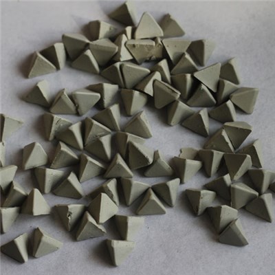 Ceramic Media In Triangle Shape