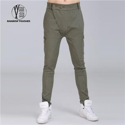 Olive Green Jeans Pants