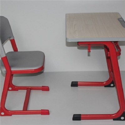 MDF Single School Desk And Chair
