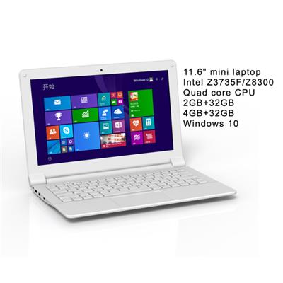 11.6inch Intel Laptop Quad Core Computer Laptop In Stock