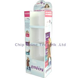 paper stand floor display, paper dispaly, paper shelf rack , cardboard display