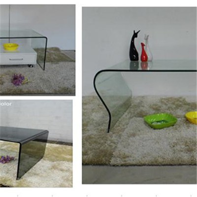 Curved Coffee Table Glass