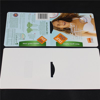 Paper Insert Card With Bi-adhesive Tape