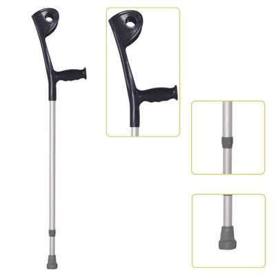 #JL937L(5) – Height Adjustable Lightweight Walking Forearm Crutch With Comfortable Handgrip, Purplish Blue