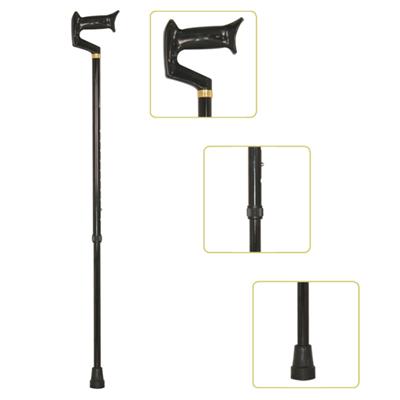 #JL9300L – Height Adjustable Lightweight T-Handle Walking Cane With Comfortable Handgrip, Black