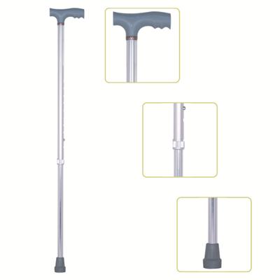 #JL920L – Height Adjustable Lightweight T-Handle Walking Cane With Comfortable Handgrip, Silver