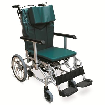 #JL1007LGJ – Attractive Green Reclining Wheelchair With Height Adjustable Armrests, Swing Away Footrests