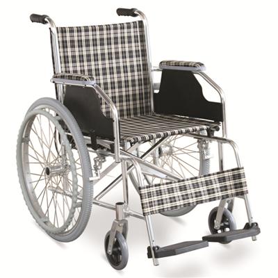 #JL869LX – 29 lbs. Simple Ultralight Wheelchair With Dual Cross Brace