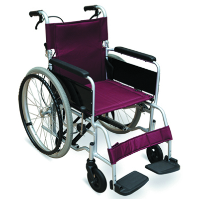 #JL1004LAJ – 29 lbs. Japanese-Style Ultralight Wheelchair With Drop Back Handles With Brakes