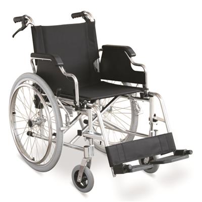 #JL908LJ – 31 lbs. Lightweight Wheelchair With Flip Black Armrests, Handle Brakes & Detachable Footrests
