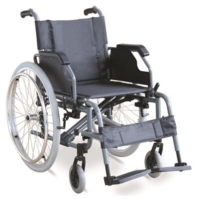 #JL955L – 38 lbs. Lightweight Folding Wheelchair With Flip Back Armrests & Detachable Footrests