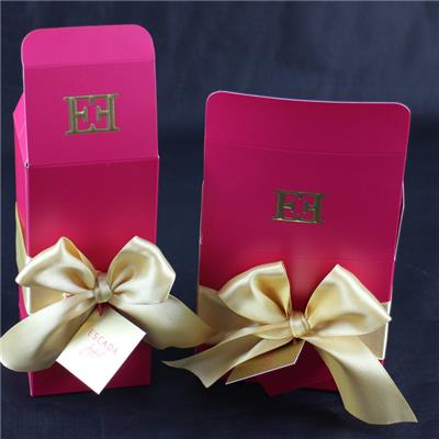 Customized Gift Bag With Satin Bow