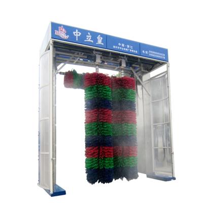 Automatic 3 Brushes Double Layers Rollover Bus Wash Machine