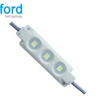 12V Injection LED Module 3 LEDs 5050SMD Waterproof Module LED (HM-C03)